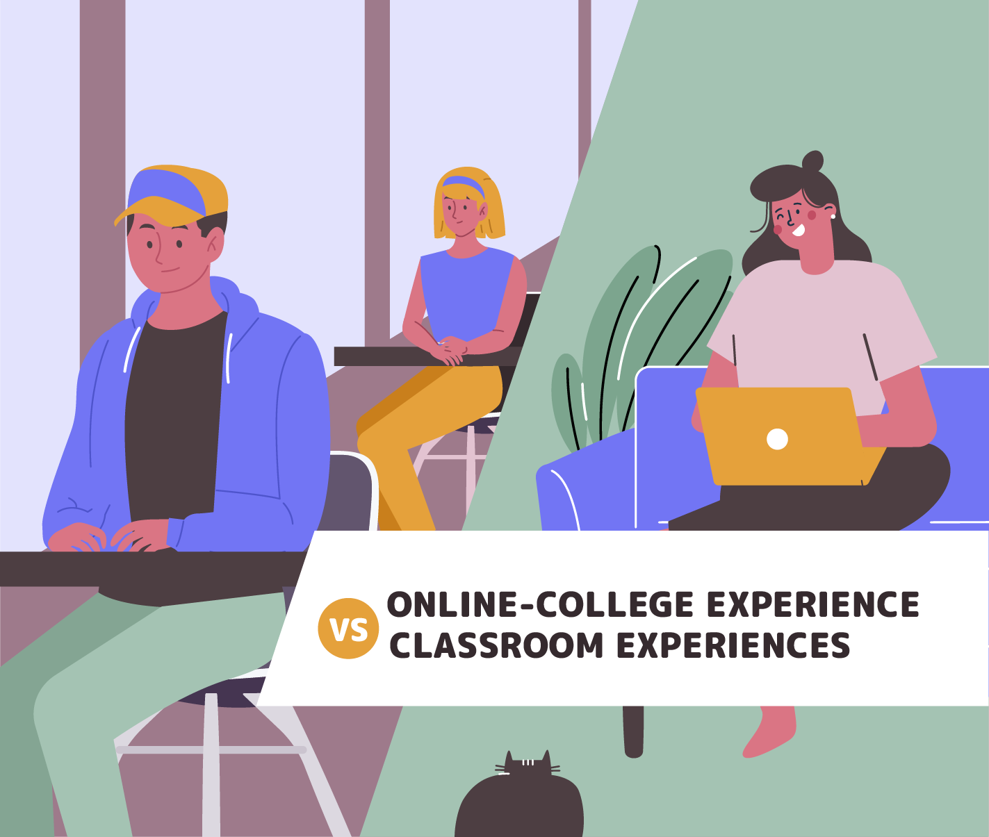 graduated students found their online-college experience to be better than their classroom experiences online-college experience vs classroom experiences