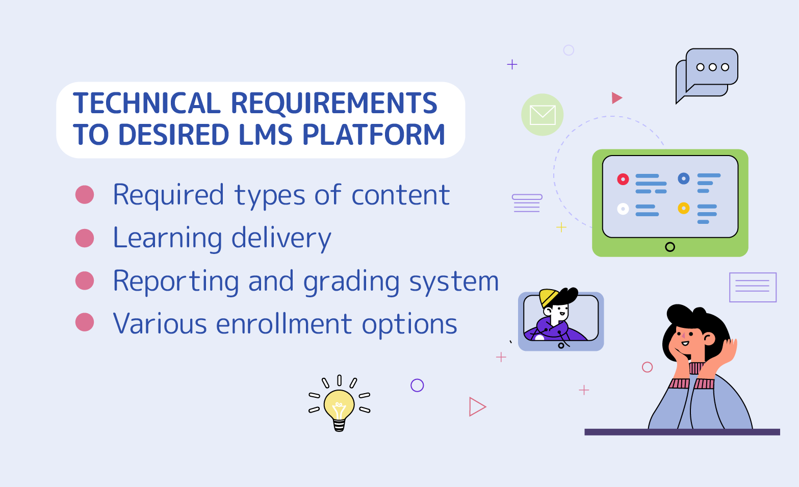 Main Technical Requirements to Desired LMS Platform Requirements to Desired LMS Platform