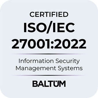 ISO/IEC certified badge