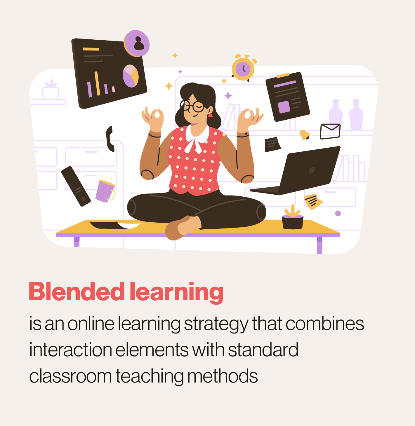 The definition of blended learning